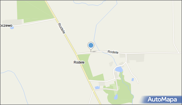 Rodele, Rodele, mapa Rodele