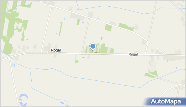 Rogal gmina Koźminek, Rogal, mapa Rogal gmina Koźminek