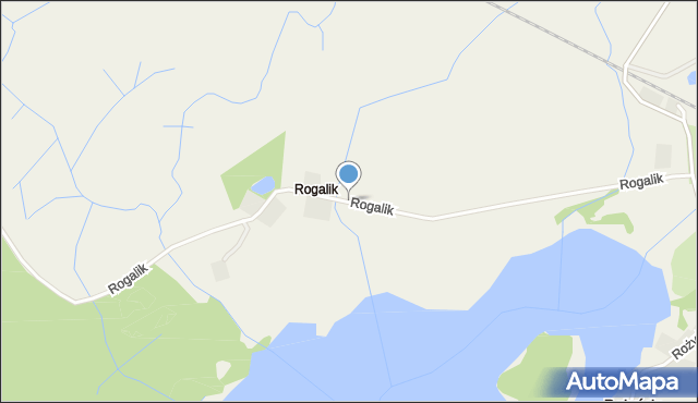 Rogalik, Rogalik, mapa Rogalik