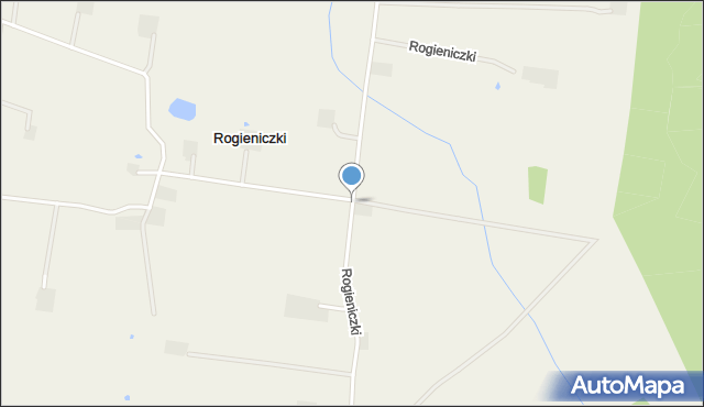 Rogieniczki, Rogieniczki, mapa Rogieniczki