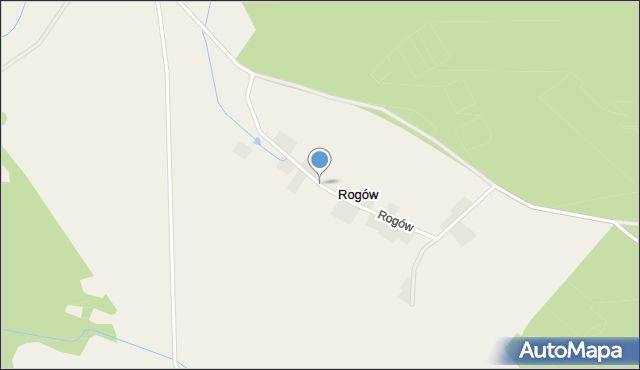 Rogów gmina Grodków, Rogów, mapa Rogów gmina Grodków