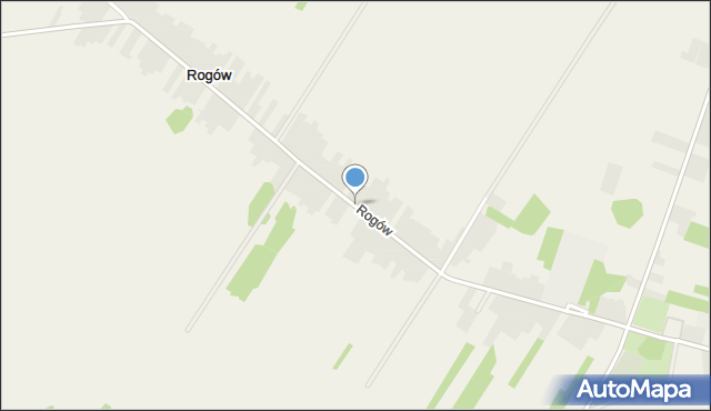 Rogów gmina Mirów, Rogów, mapa Rogów gmina Mirów