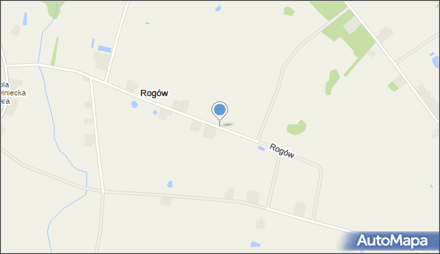 Rogów gmina Świnice Warckie, Rogów, mapa Rogów gmina Świnice Warckie