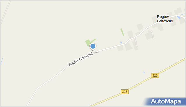 Rogów Górowski, Rogów Górowski, mapa Rogów Górowski