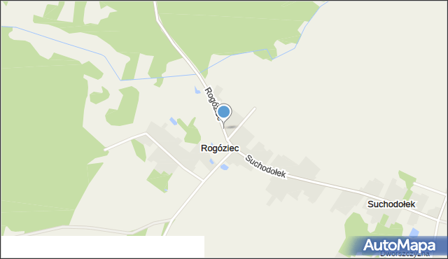 Rogóziec, Rogóziec, mapa Rogóziec