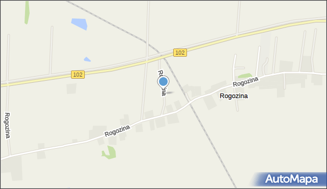 Rogozina, Rogozina, mapa Rogozina