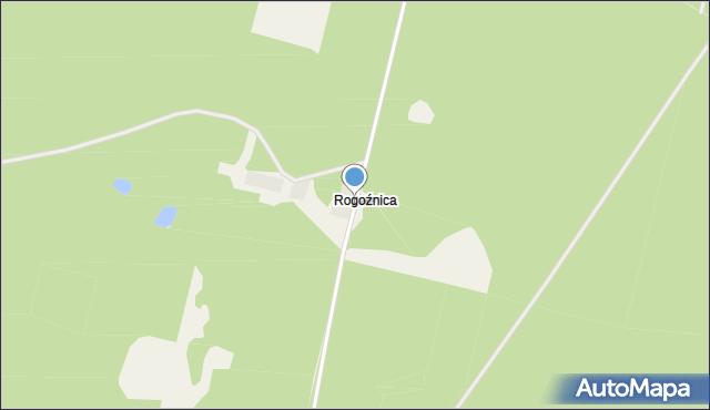 Rogoźnica gmina Drawno, Rogoźnica, mapa Rogoźnica gmina Drawno