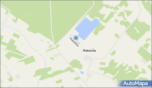 Rokocina, Rokocina, mapa Rokocina