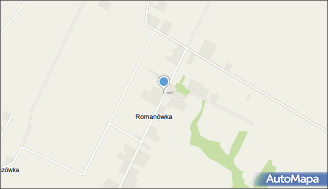 Romanówka gmina Dwikozy, Romanówka, mapa Romanówka gmina Dwikozy