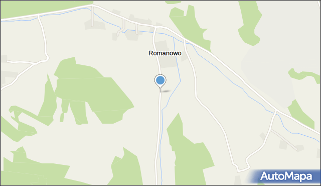 Romanowo gmina Kłodzko, Romanowo, mapa Romanowo gmina Kłodzko