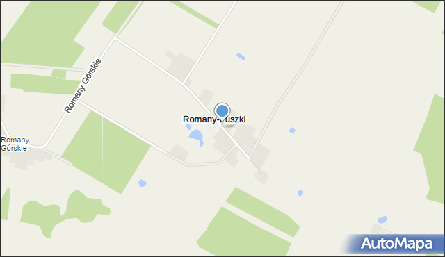 Romany-Fuszki, Romany-Fuszki, mapa Romany-Fuszki