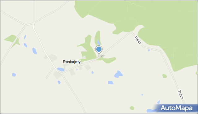 Roskajmy, Roskajmy, mapa Roskajmy