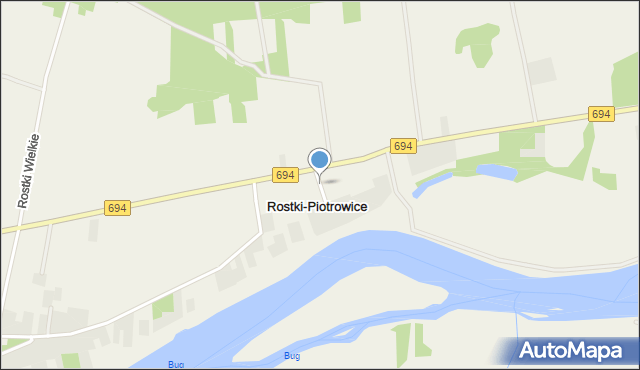 Rostki-Piotrowice, Rostki-Piotrowice, mapa Rostki-Piotrowice