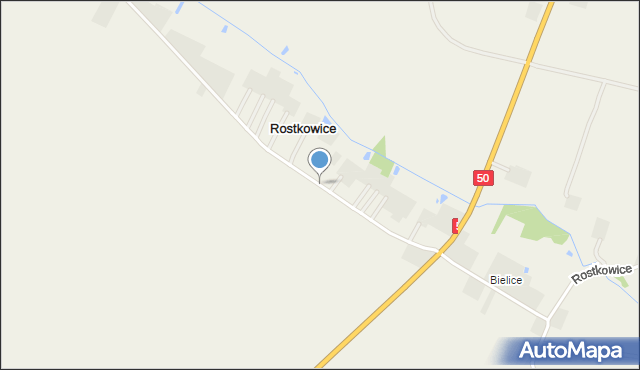 Rostkowice gmina Wyszogród, Rostkowice, mapa Rostkowice gmina Wyszogród