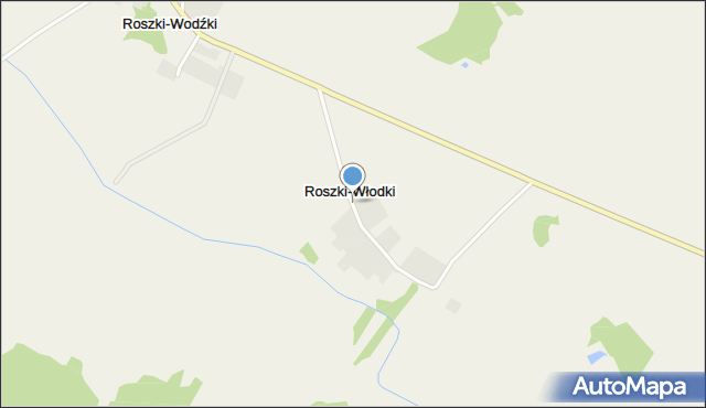 Roszki-Włodki, Roszki-Włodki, mapa Roszki-Włodki