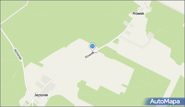 Rowek, Rowek, mapa Rowek