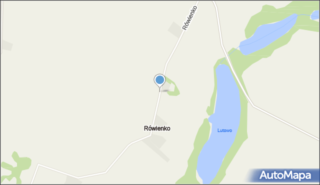Rówienko gmina Barlinek, Rówienko, mapa Rówienko gmina Barlinek