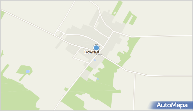 Rowiska, Rowiska, mapa Rowiska