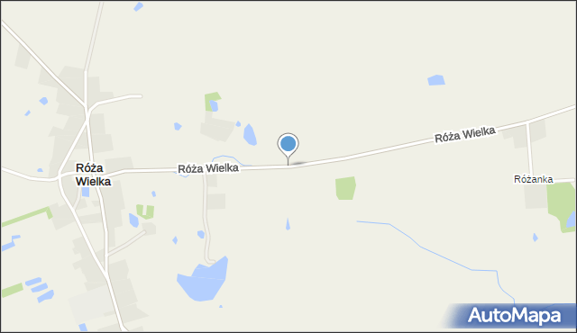 Róża Wielka, Róża Wielka, mapa Róża Wielka