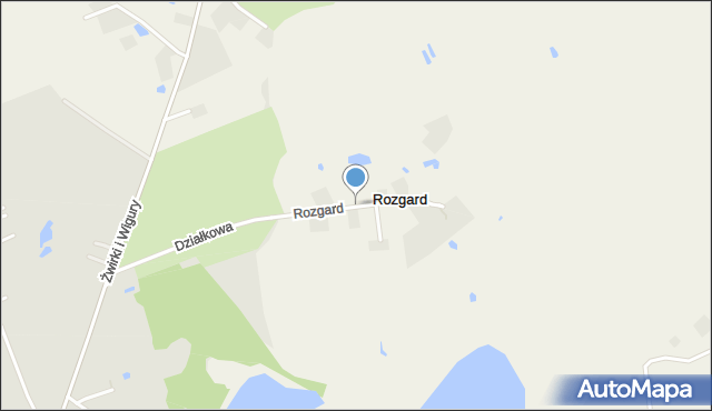 Rozgard, Rozgard, mapa Rozgard