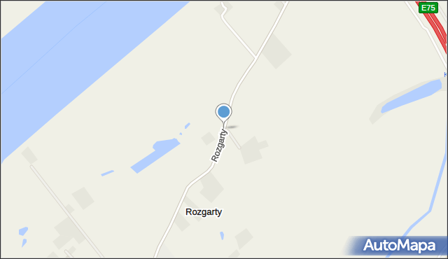 Rozgarty gmina Grudziądz, Rozgarty, mapa Rozgarty gmina Grudziądz