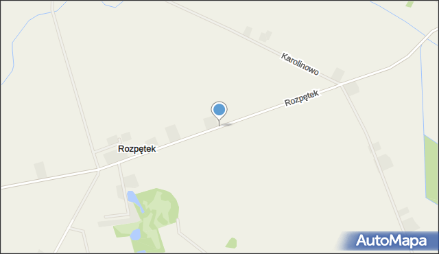 Rozpętek, Rozpętek, mapa Rozpętek