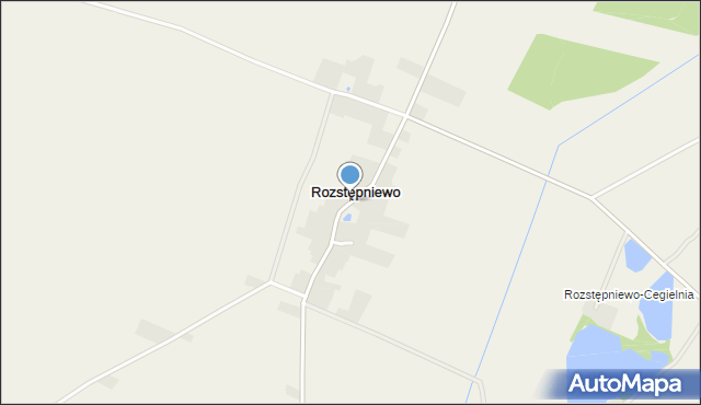 Rozstępniewo, Rozstępniewo, mapa Rozstępniewo