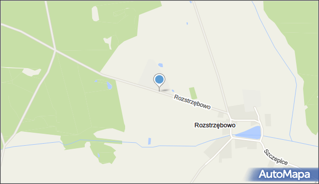 Rozstrzębowo, Rozstrzębowo, mapa Rozstrzębowo