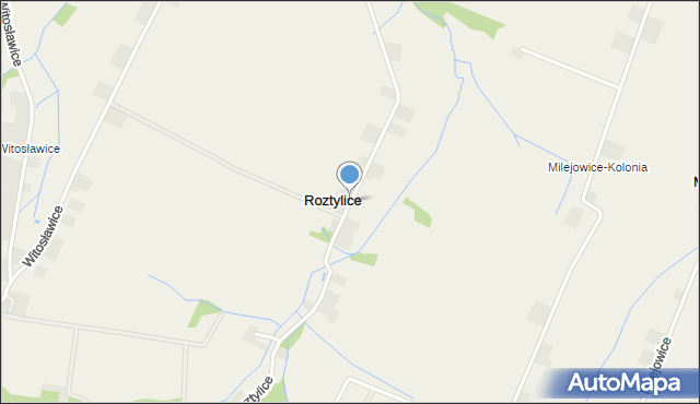 Roztylice, Roztylice, mapa Roztylice