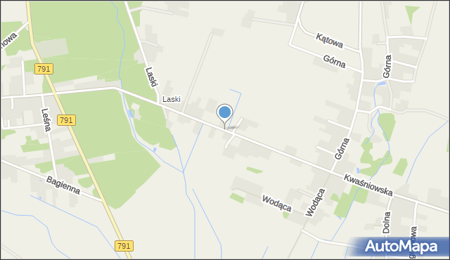 Ryczówek, Rodacka, mapa Ryczówek