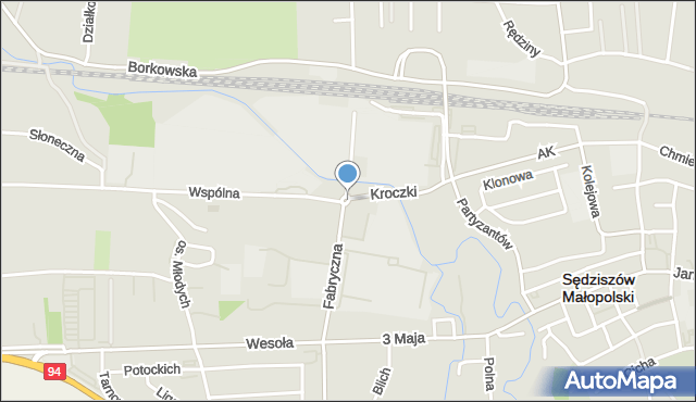 Sędziszów Małopolski, Rondo Centralnego Okręgu Przemysłowego, mapa Sędziszów Małopolski