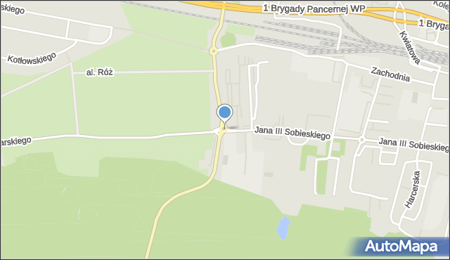 Wejherowo, Rondo Pruszkowskiego Kazimierza, płk., mapa Wejherowo