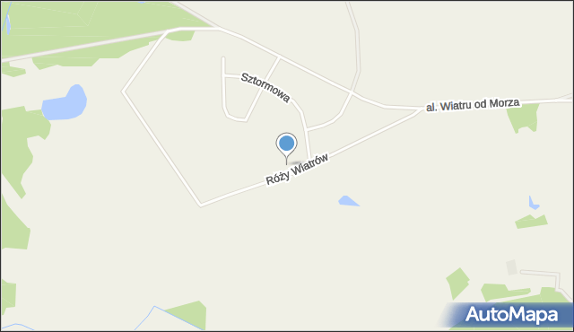 Wytowno, Róży Wiatrów, mapa Wytowno