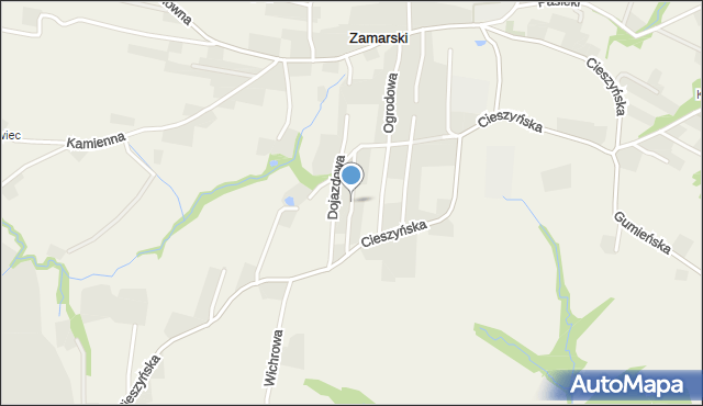 Zamarski, Rolna, mapa Zamarski