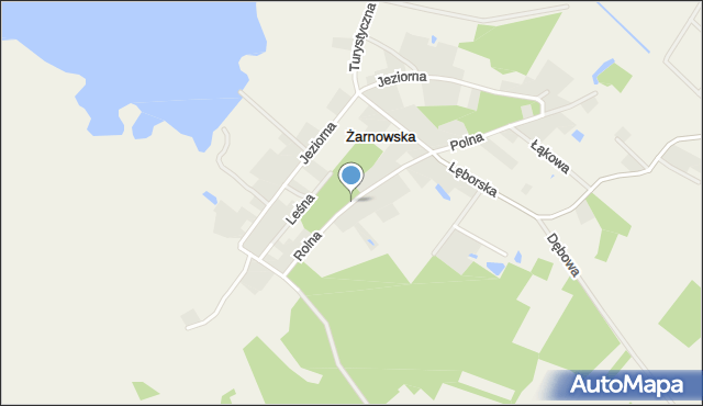 Żarnowska, Rolna, mapa Żarnowska