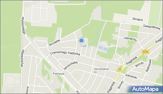 Białystok, Rumcajsa, mapa Białegostoku