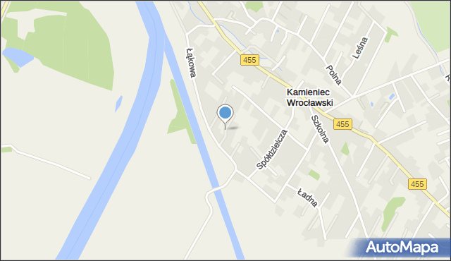 Kamieniec Wrocławski, Rubinowa, mapa Kamieniec Wrocławski