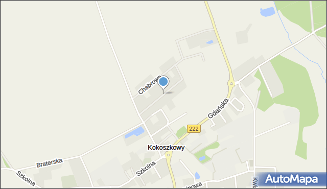 Kokoszkowy, Rumiankowa, mapa Kokoszkowy