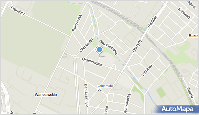 Kraków, Rusałek, mapa Krakowa