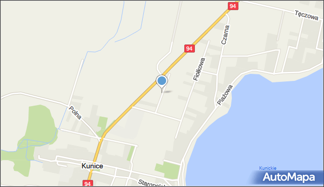 Kunice powiat legnicki, Rumiankowa, mapa Kunice powiat legnicki