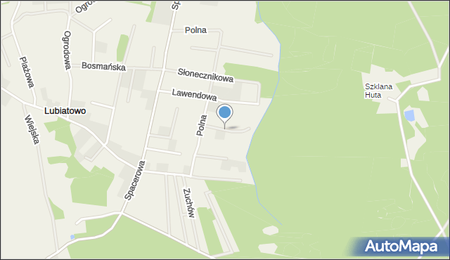 Lubiatowo gmina Choczewo, Rumiankowa, mapa Lubiatowo gmina Choczewo