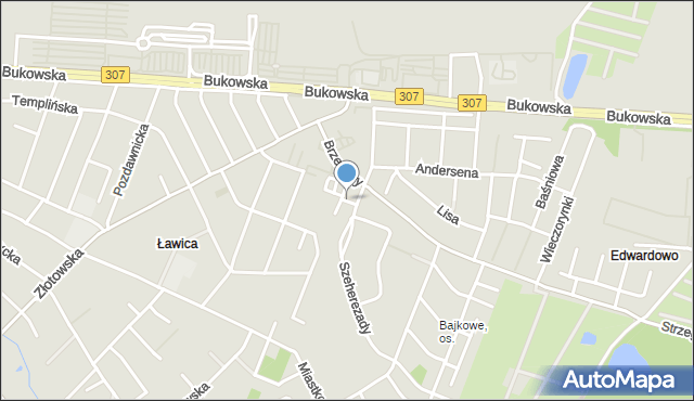 Poznań, Rumcajsa, mapa Poznania