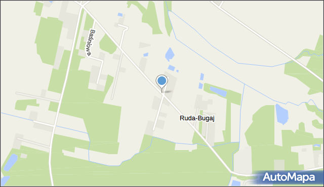 Ruda-Bugaj, Ruda-Bugaj, mapa Ruda-Bugaj