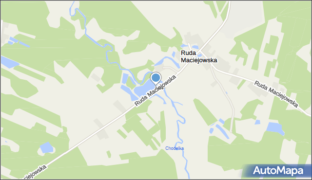 Ruda Maciejowska, Ruda Maciejowska, mapa Ruda Maciejowska