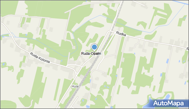 Ruda-Opalin, Ruda-Opalin, mapa Ruda-Opalin