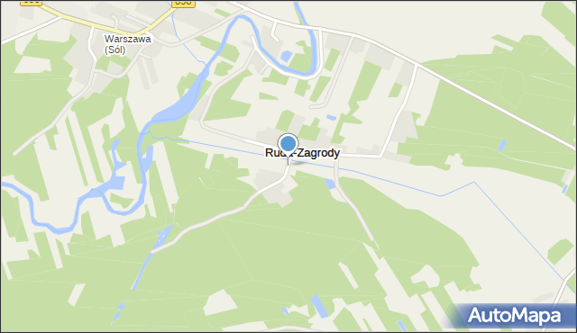 Ruda-Zagrody, Ruda-Zagrody, mapa Ruda-Zagrody