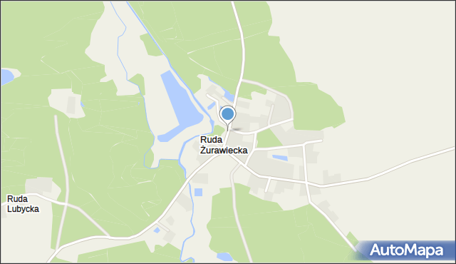 Ruda Żurawiecka, Ruda Żurawiecka, mapa Ruda Żurawiecka