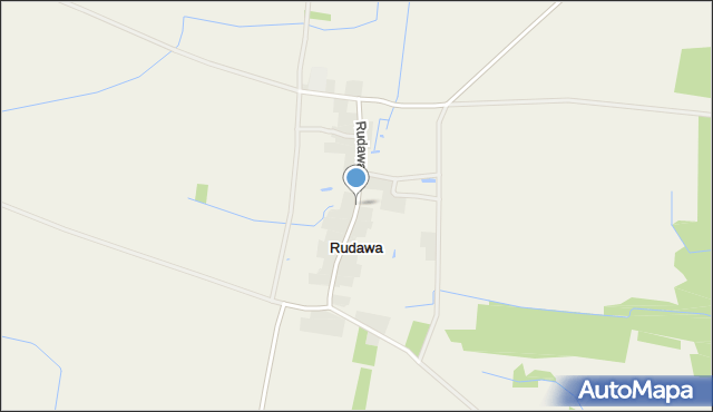 Rudawa gmina Wińsko, Rudawa, mapa Rudawa gmina Wińsko