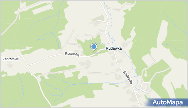 Rudawka gmina Bircza, Rudawka, mapa Rudawka gmina Bircza