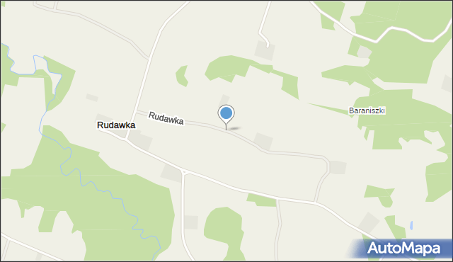 Rudawka gmina Krasnopol, Rudawka, mapa Rudawka gmina Krasnopol